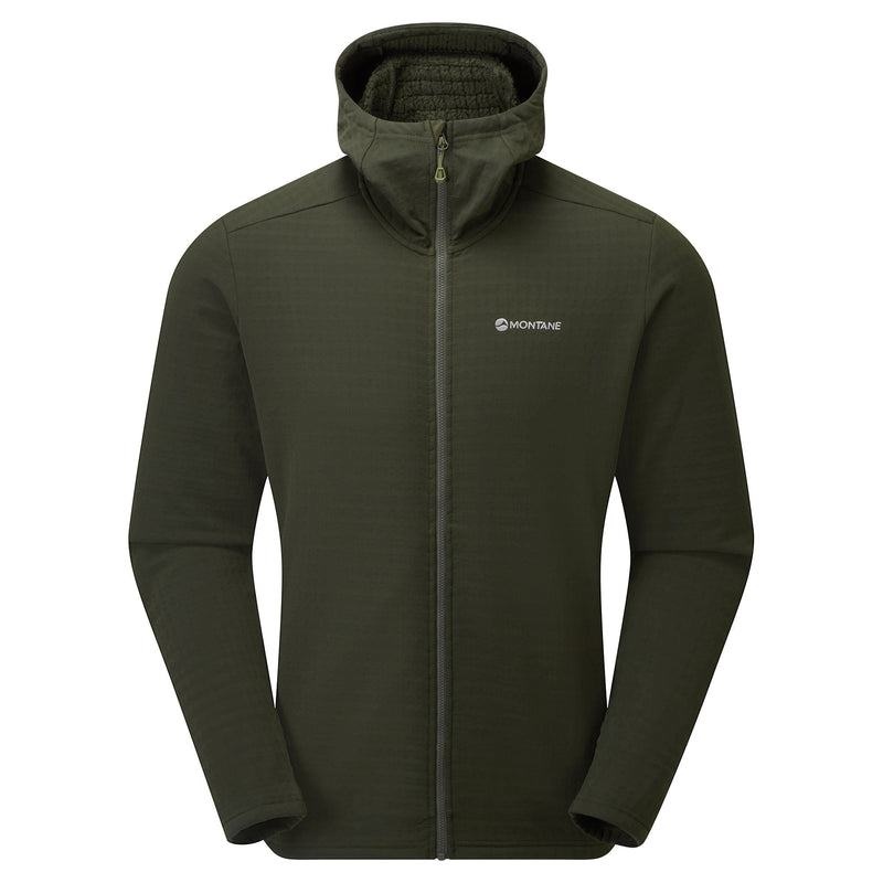 Dark Green Men\'s Montane Protium XT Hooded Fleece Jackets | JNJ7913XO