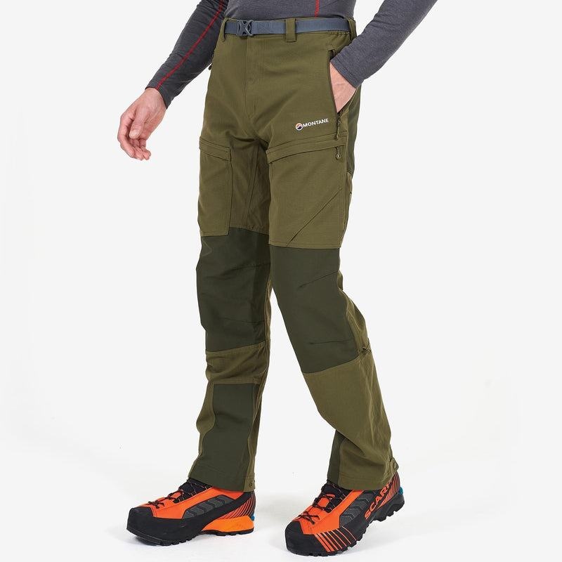 Dark Green Men's Montane Super Terra Pants | WLU6450BW