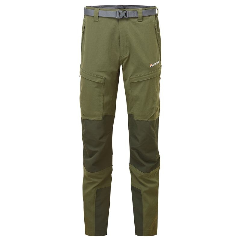 Dark Green Men\'s Montane Super Terra Pants | WLU6450BW