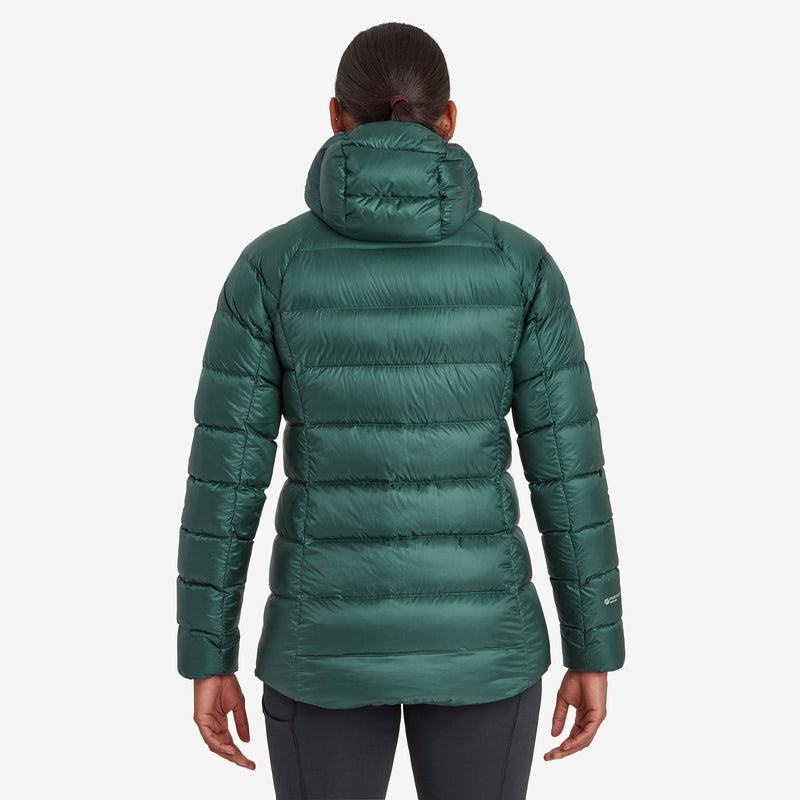 Dark Green Women's Montane Anti-Freeze XT Hooded Down Jackets | TFH84KY