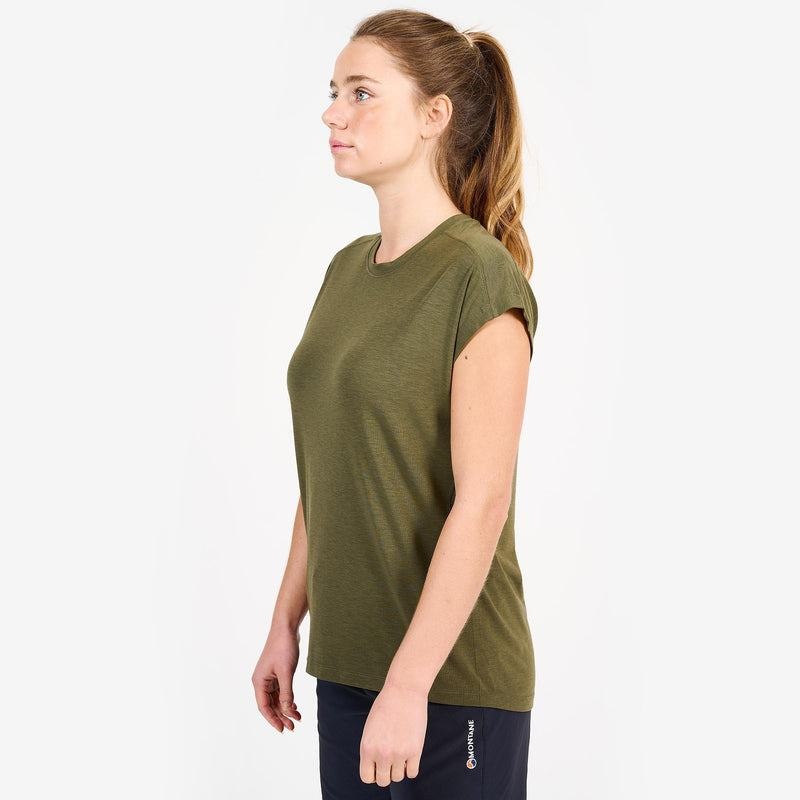 Dark Green Women's Montane Mira T Shirts | GWE1950CC