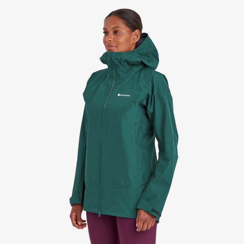 Dark Green Women's Montane Phase Waterproof Jackets | LUA8676XZ