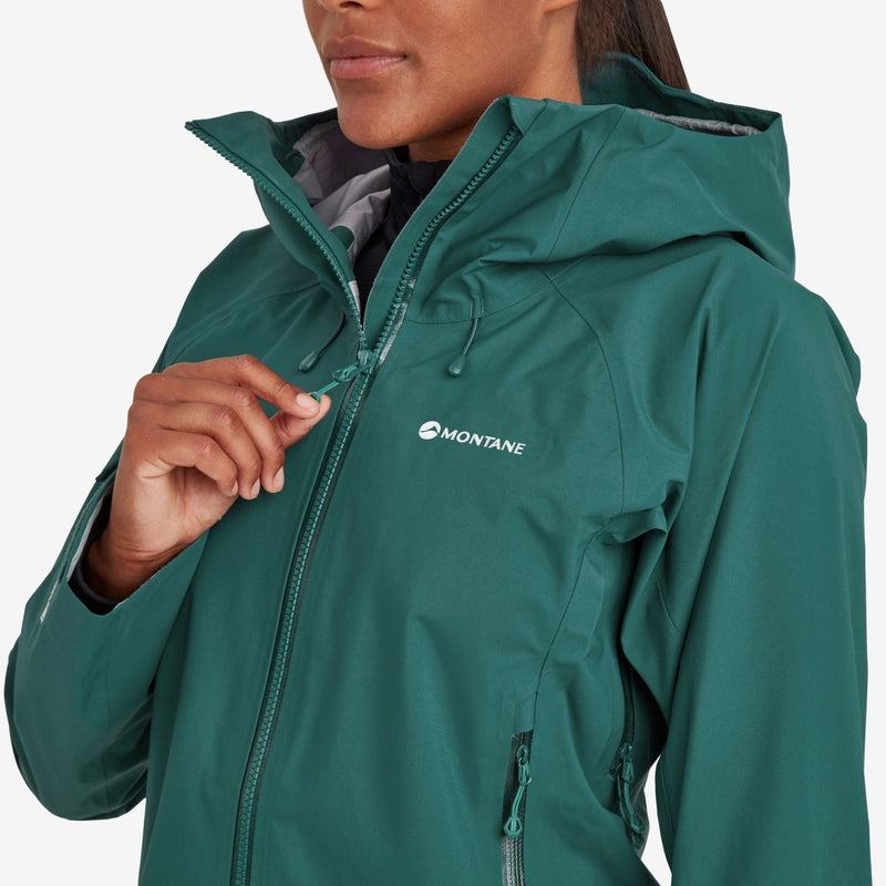 Dark Green Women's Montane Phase XT Waterproof Jackets | CWR7118CT