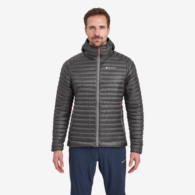 Dark Grey Men's Montane Anti-Freeze Lite Hooded Down Jackets | VXX9793GU