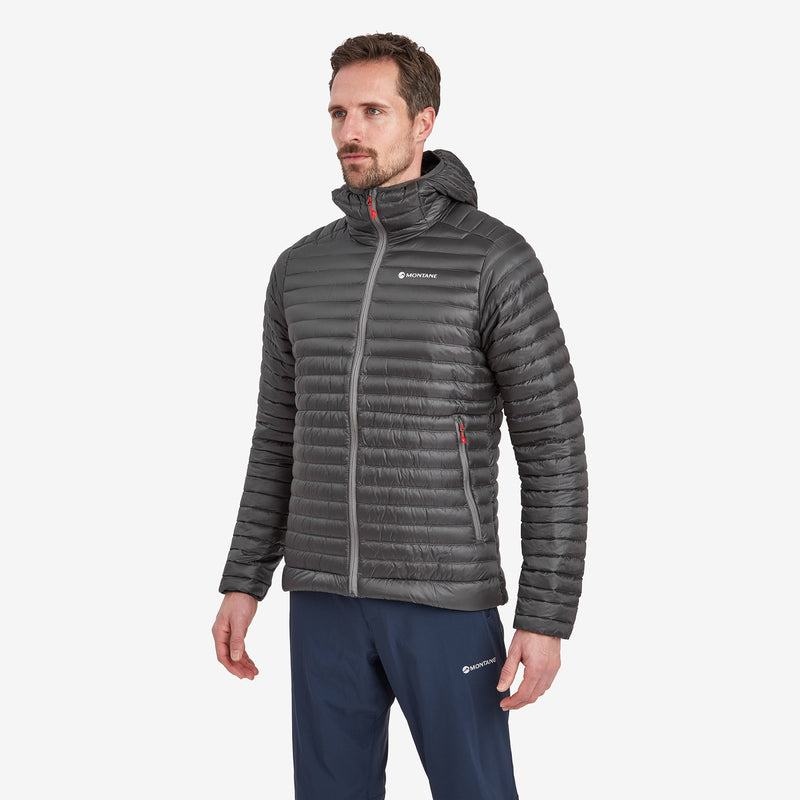 Dark Grey Men's Montane Anti-Freeze Lite Hooded Down Jackets | VXX9793GU