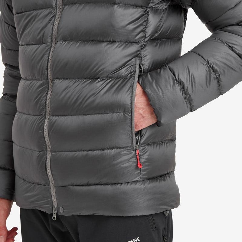 Dark Grey Men's Montane Anti-Freeze XT Hooded Down Jackets | XAM867MI