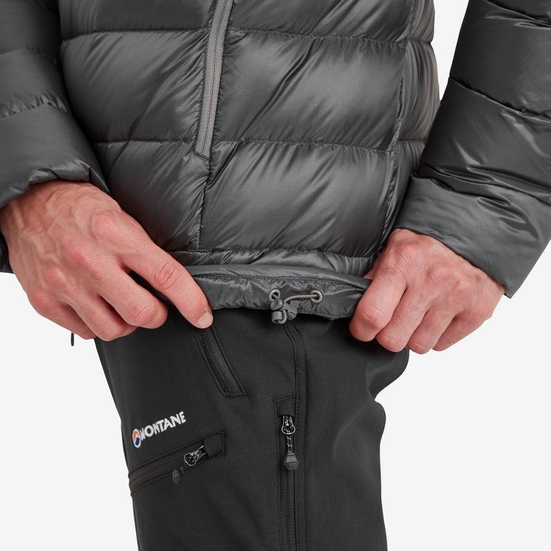 Dark Grey Men's Montane Anti-Freeze XT Hooded Down Jackets | XAM867MI