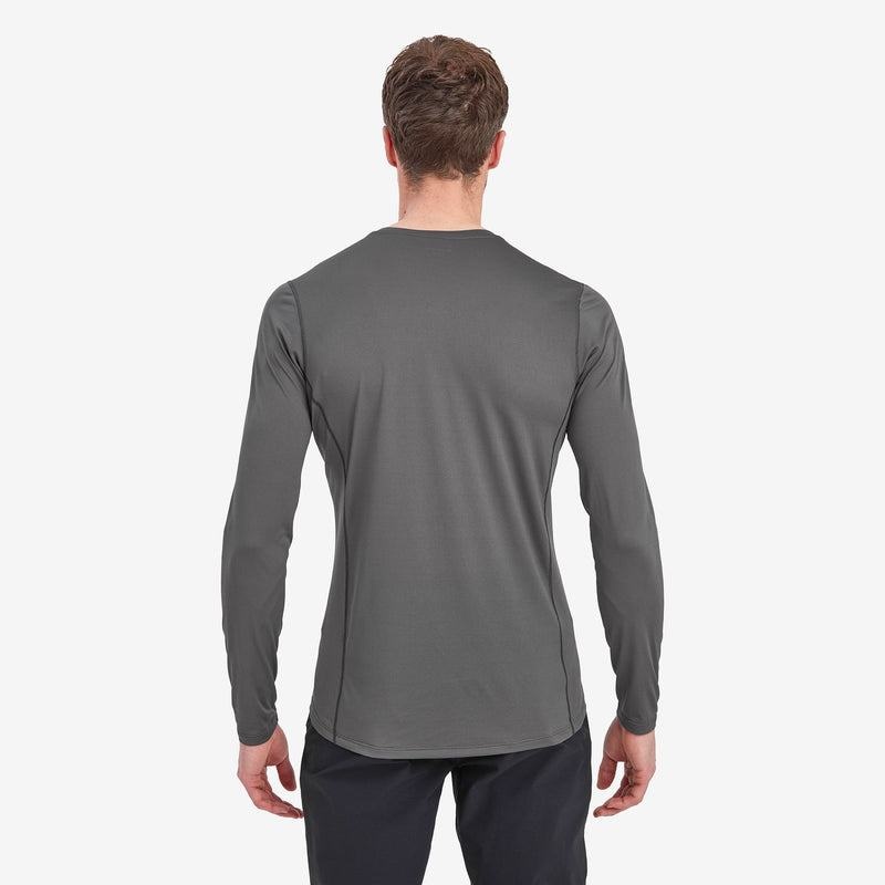 Dark Grey Men's Montane Dart Lite Long Sleeve T Shirts | ENY144FA