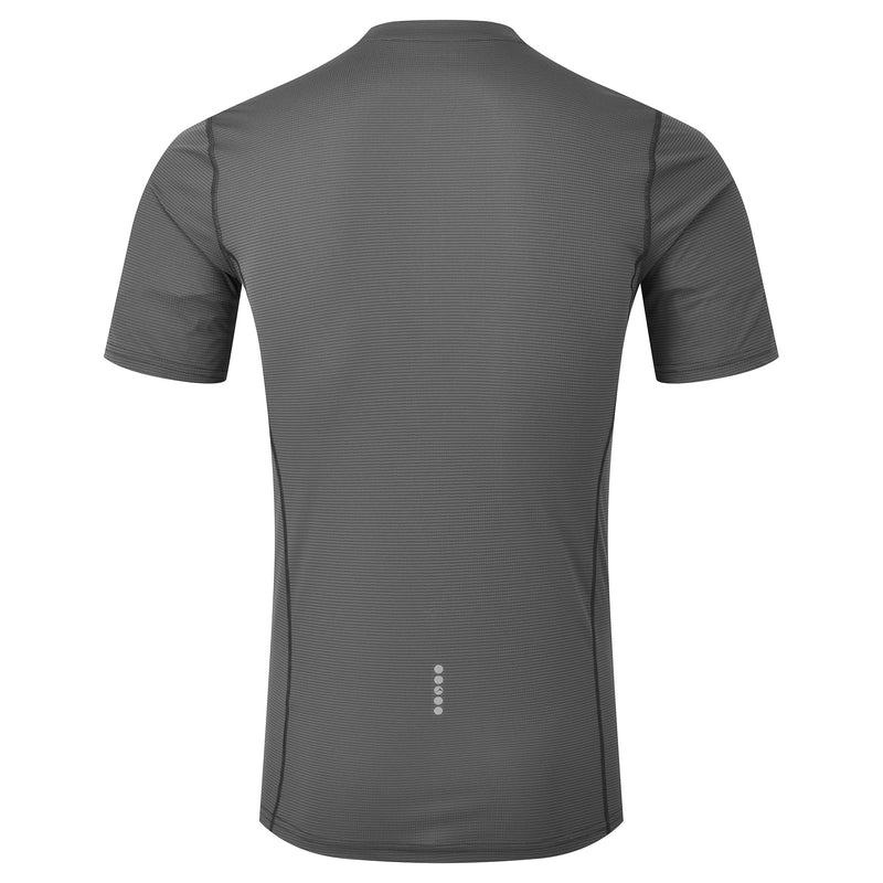 Dark Grey Men's Montane Dart Nano Zip T Shirts | GAF8944BH