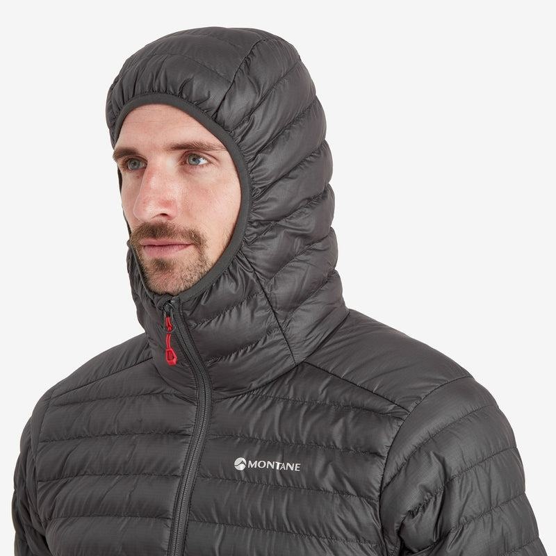 Dark Grey Men's Montane Icarus Lite Hooded Jackets | OSU2918JS