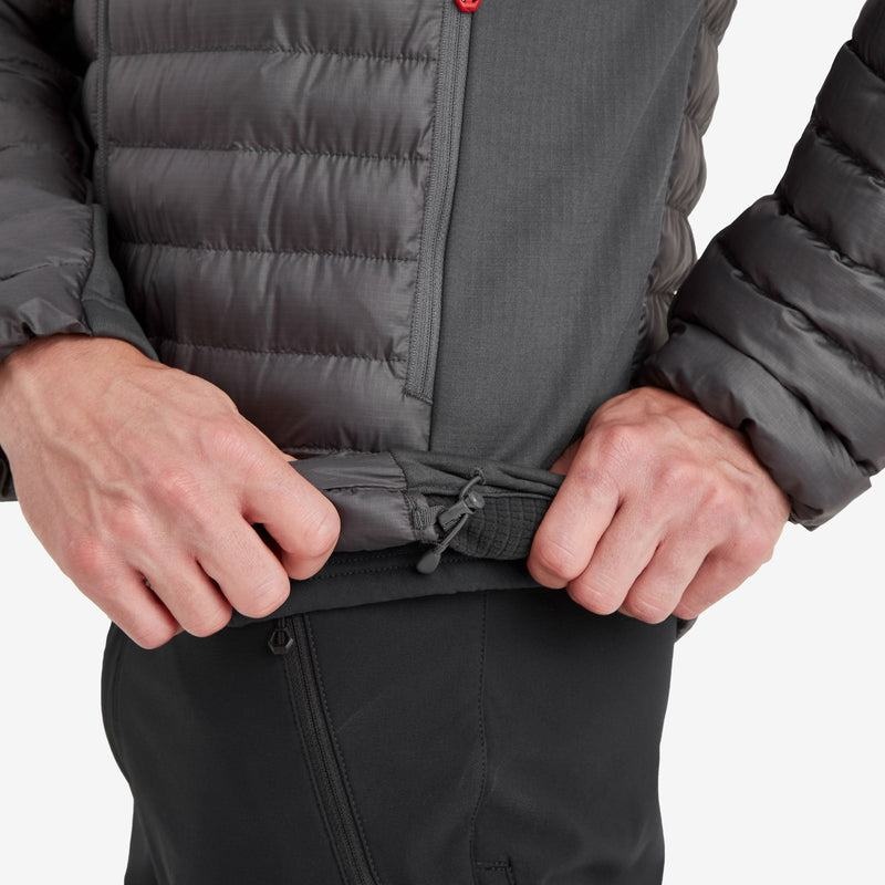 Dark Grey Men's Montane Icarus Lite Hooded Jackets | OSU2918JS