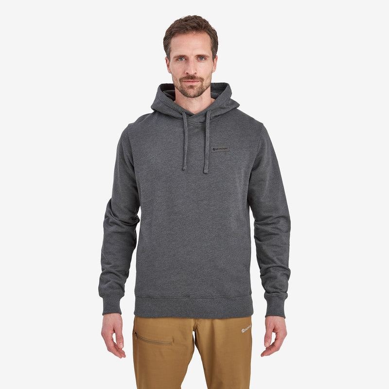 Dark Grey Men's Montane Mono Logo Hoodie | GVB3762UJ