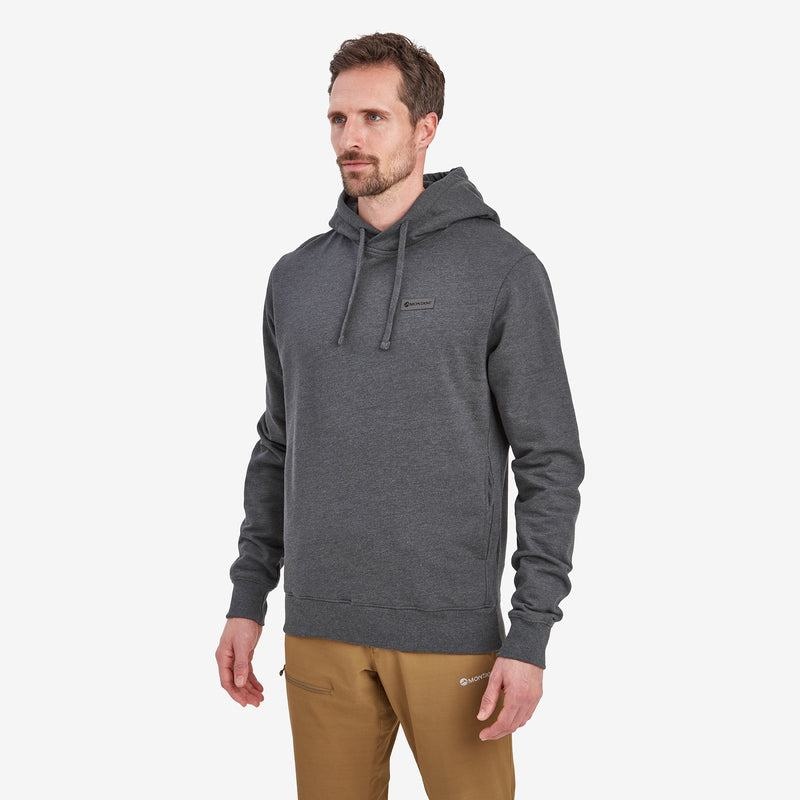 Dark Grey Men's Montane Mono Logo Hoodie | GVB3762UJ