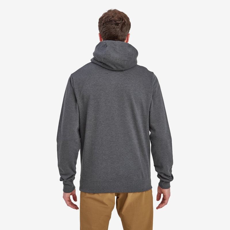 Dark Grey Men's Montane Mono Logo Hoodie | GVB3762UJ