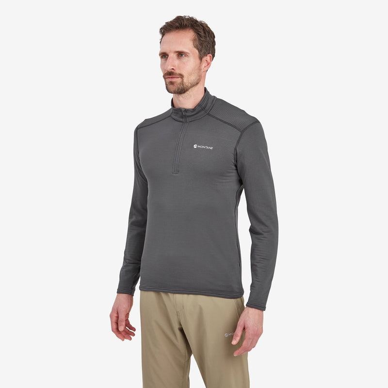 Dark Grey Men's Montane Protium Lite Pull On Fleece | IGM2225QY