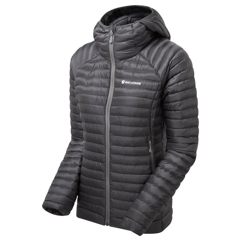 Dark Grey Women's Montane Anti-Freeze Lite Hooded Down Jackets | BTM1375KU