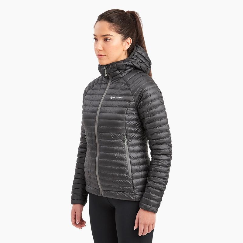 Dark Grey Women's Montane Anti-Freeze Lite Hooded Down Jackets | BTM1375KU