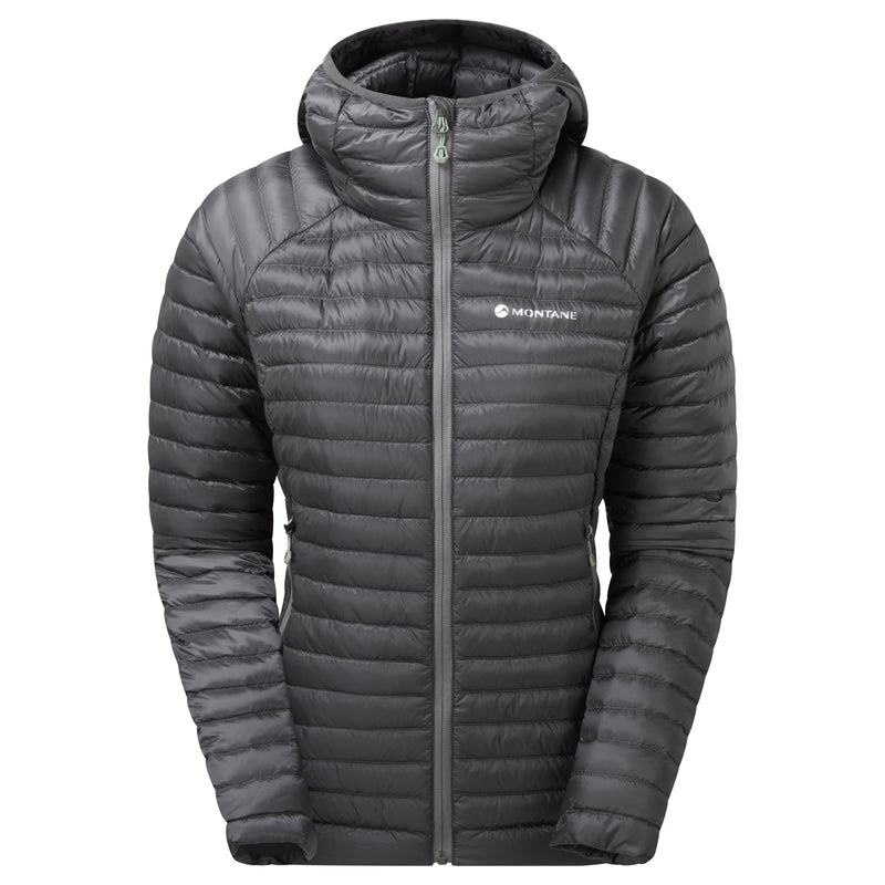 Dark Grey Women\'s Montane Anti-Freeze Lite Hooded Down Jackets | BTM1375KU