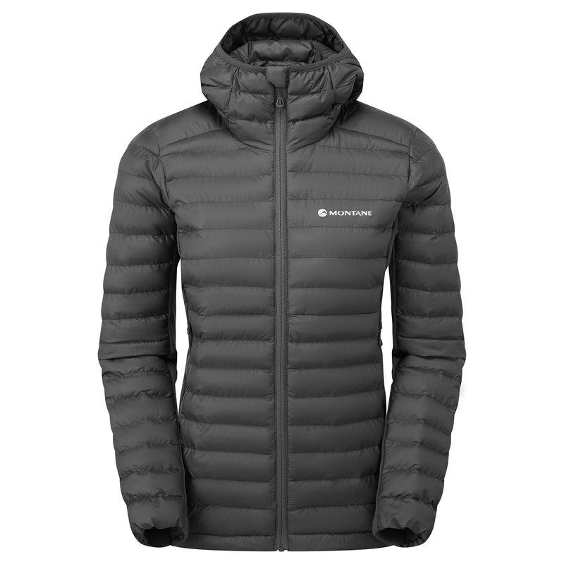 Dark Grey Women\'s Montane Icarus Lite Hooded Jackets | DLQ5354WE