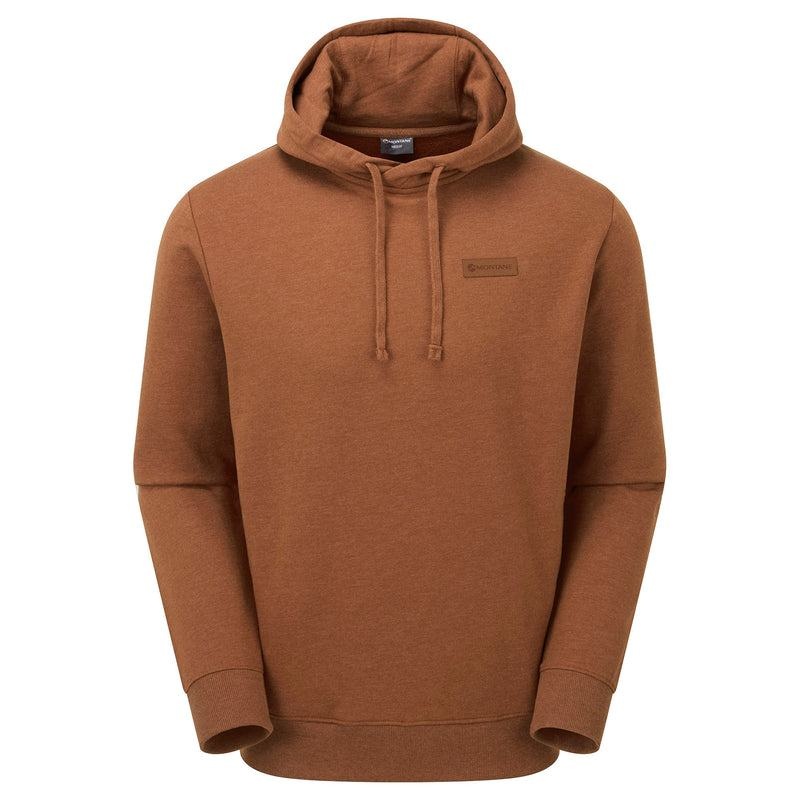 Dark Orange Men\'s Montane Mono Logo Hoodie | PIK8654JO