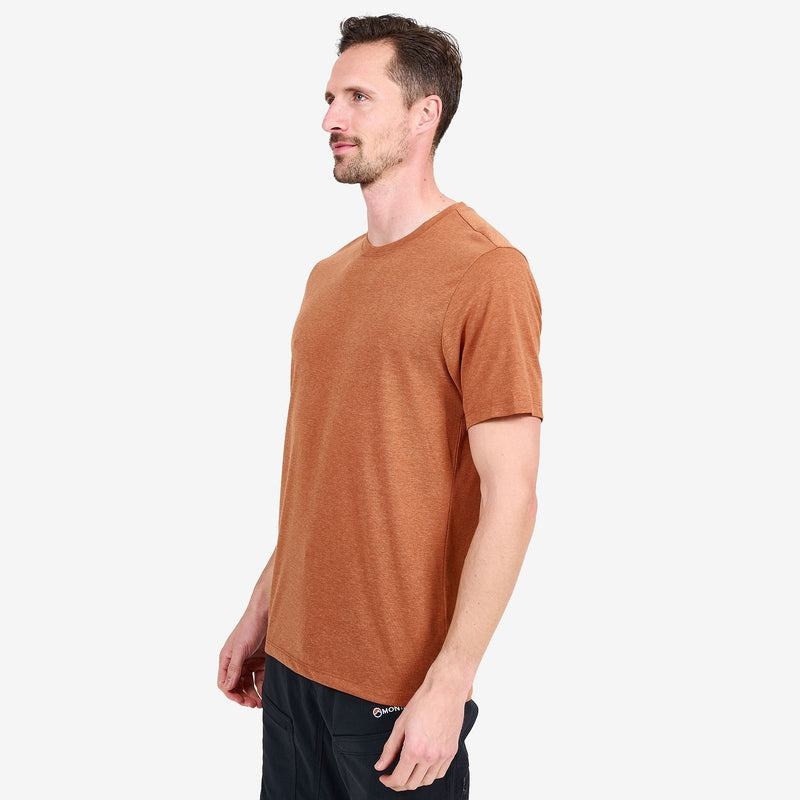 Dark Orange Men's Montane Phase T Shirts | CSB3297IY