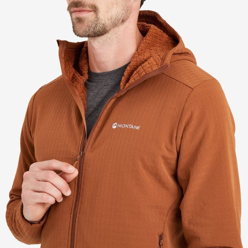 Dark Orange Men's Montane Protium XT Hooded Fleece Jackets | MKS6837YI