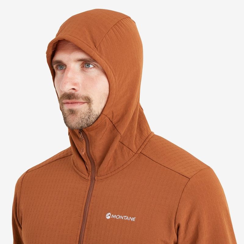 Dark Orange Men's Montane Protium XT Hooded Fleece Jackets | MKS6837YI