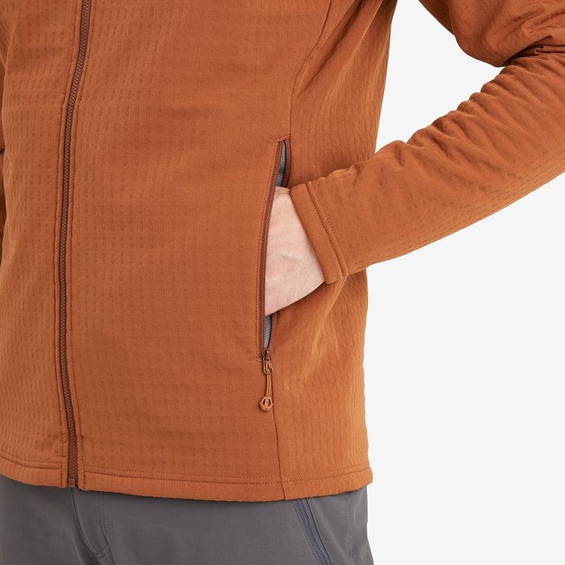 Dark Orange Men's Montane Protium XT Hooded Fleece Jackets | MKS6837YI