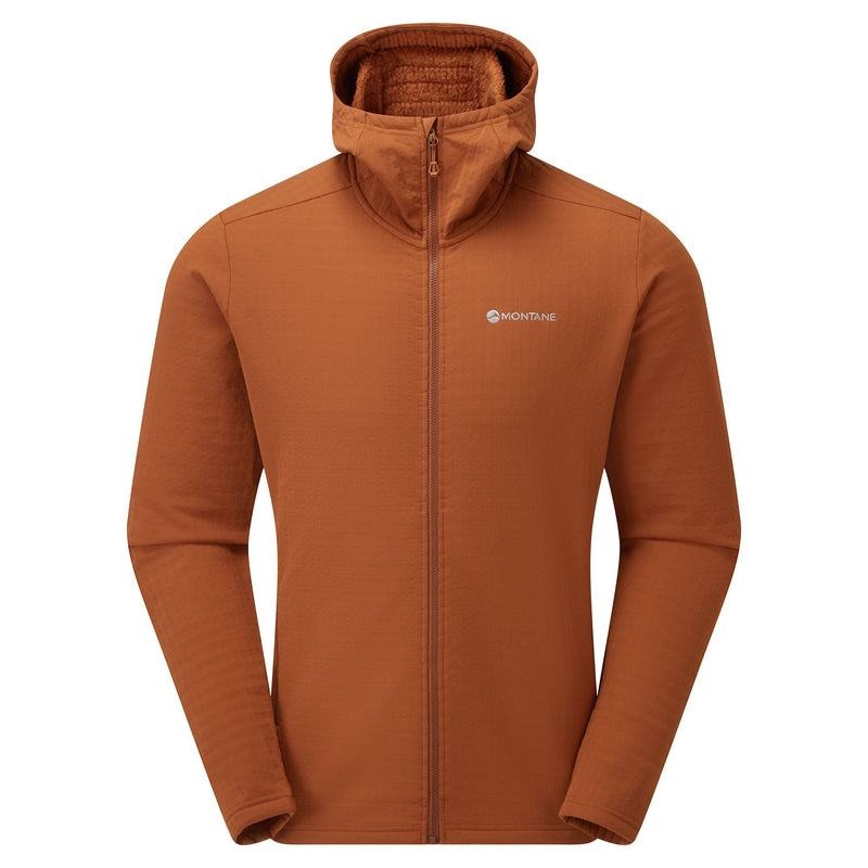 Dark Orange Men\'s Montane Protium XT Hooded Fleece Jackets | MKS6837YI