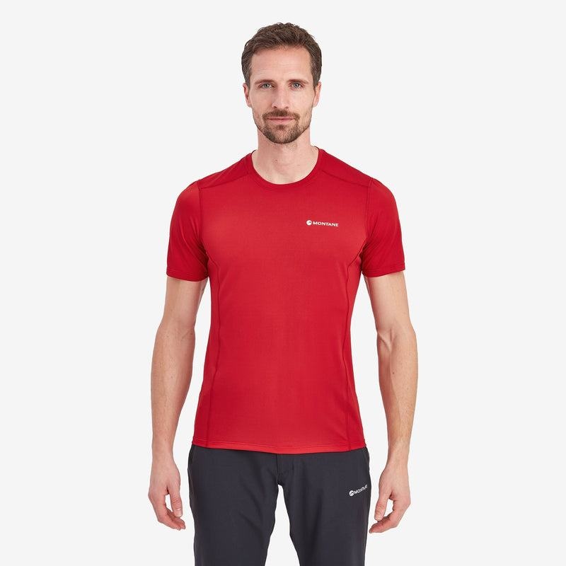 Dark Red Men's Montane Dart Lite T Shirts | TWA2248OR