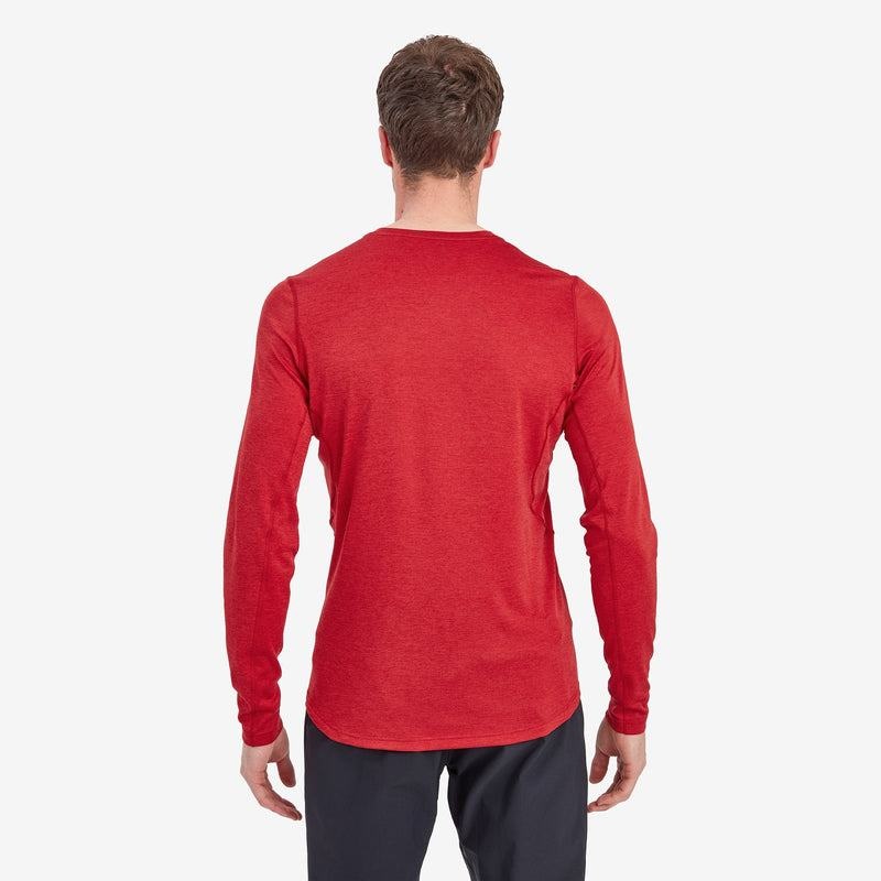 Dark Red Men's Montane Dart Long Sleeve T Shirts | ABR5163AB