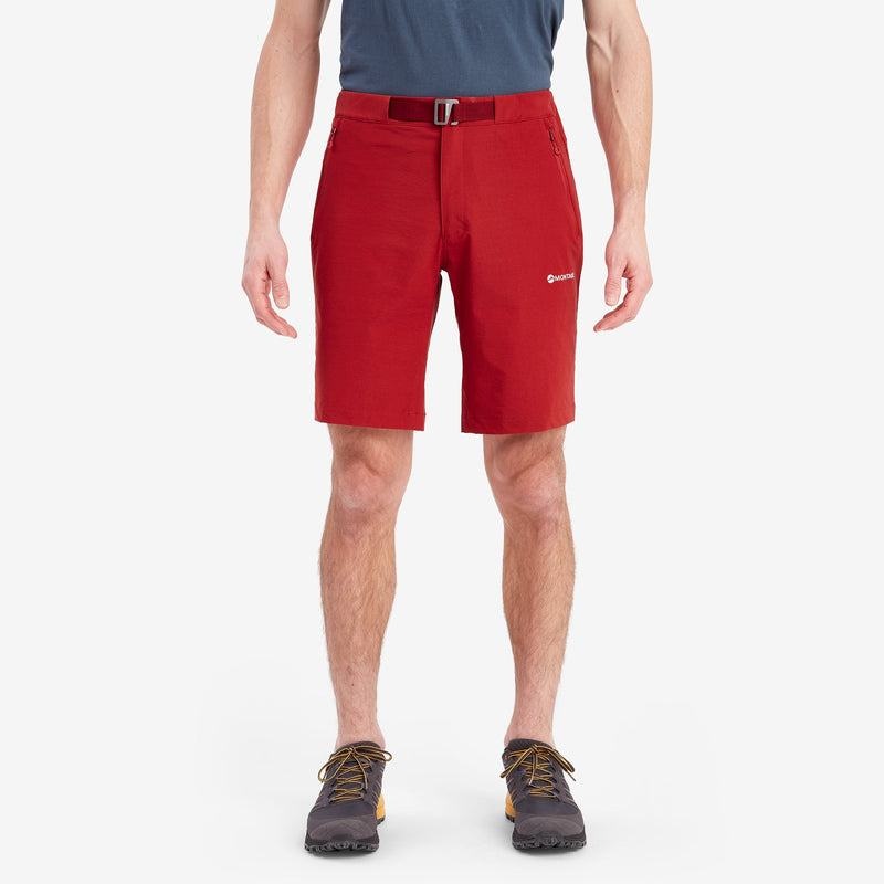 Dark Red Men's Montane Dynamic Lite Shorts | PZV5537CO