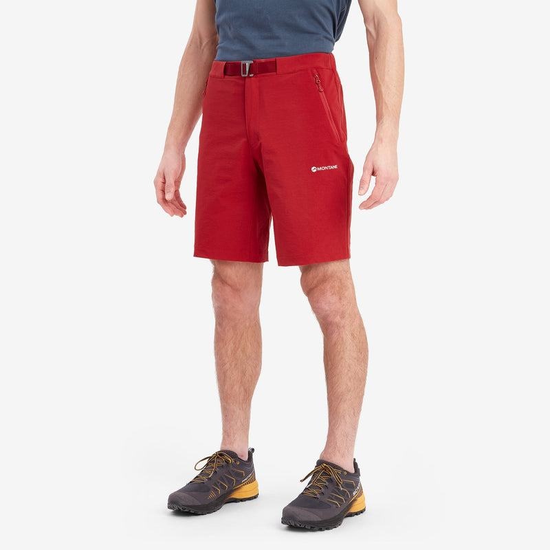 Dark Red Men's Montane Dynamic Lite Shorts | PZV5537CO