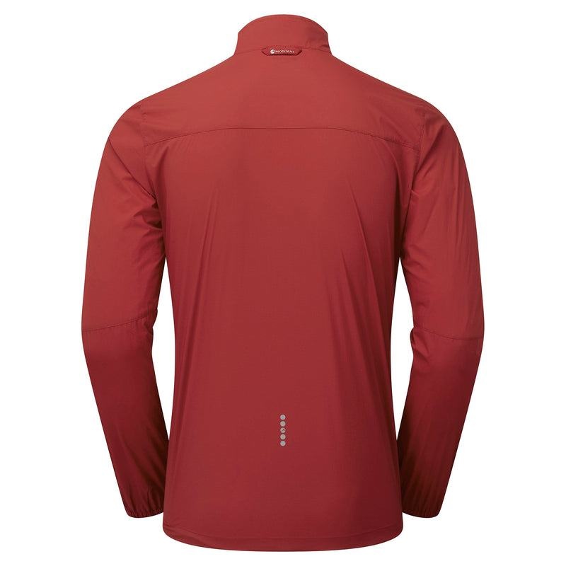 Dark Red Men's Montane Featherlite Windproof Jackets | PYN7058NY