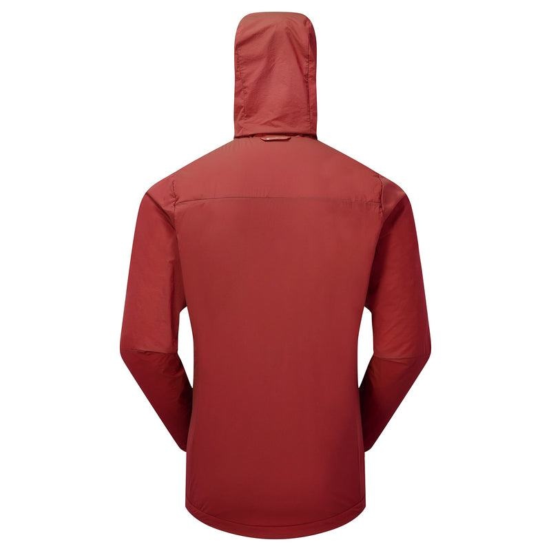 Dark Red Men's Montane Fireball Nano Hooded Jackets | ZGQ2638EE