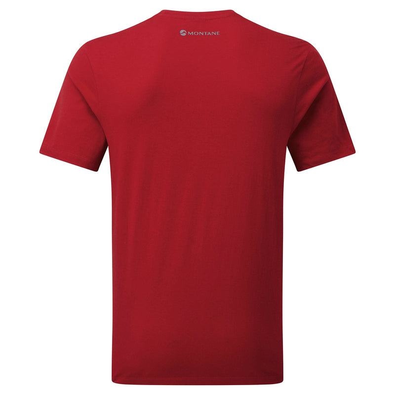 Dark Red Men's Montane Forest T Shirts | CCW214XV