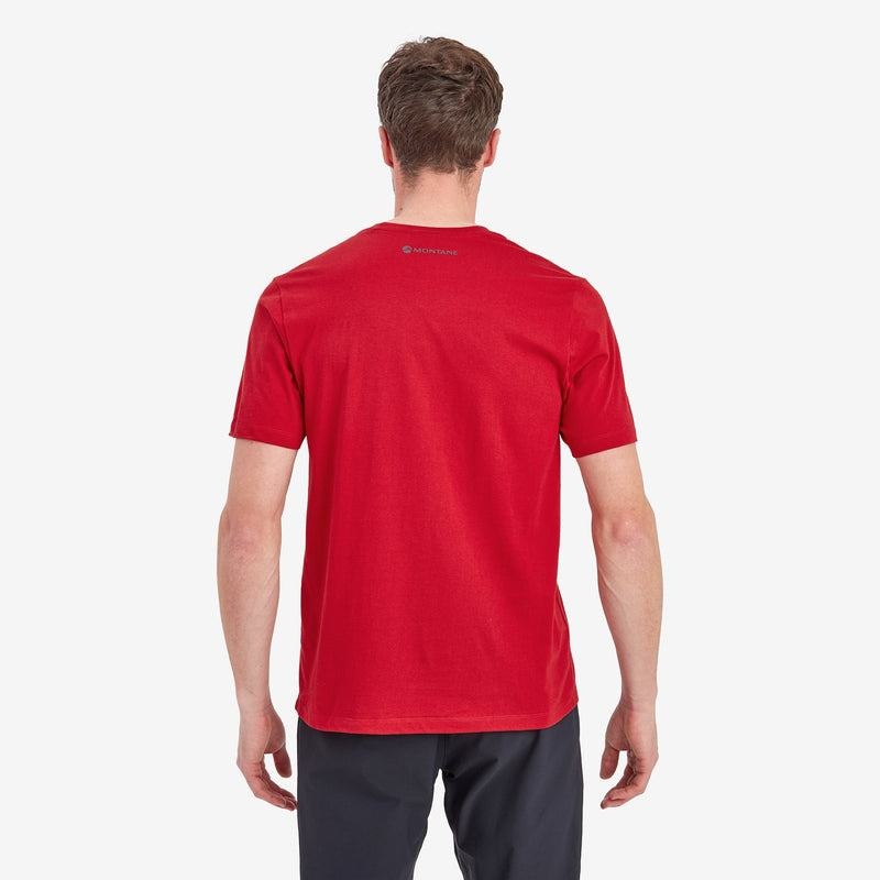 Dark Red Men's Montane Forest T Shirts | CCW214XV