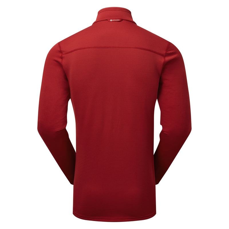 Dark Red Men's Montane Protium Lite Pull On Fleece | UFG352XT