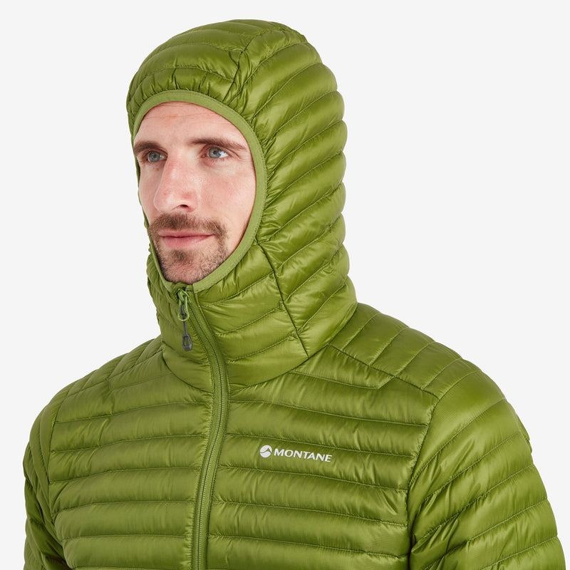 Green Men's Montane Anti-Freeze Lite Hooded Down Jackets | TQF1662PC