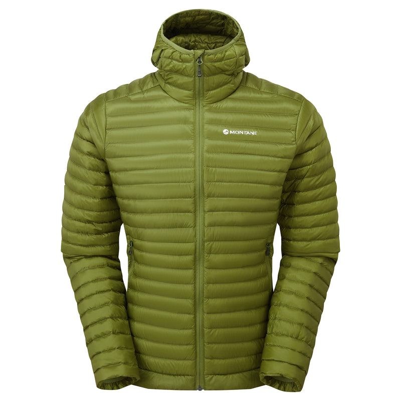 Green Men\'s Montane Anti-Freeze Lite Hooded Down Jackets | TQF1662PC