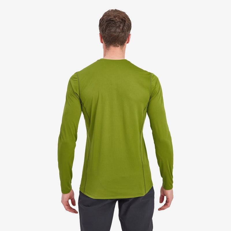 Green Men's Montane Dart Lite Long Sleeve T Shirts | WYA311ZF