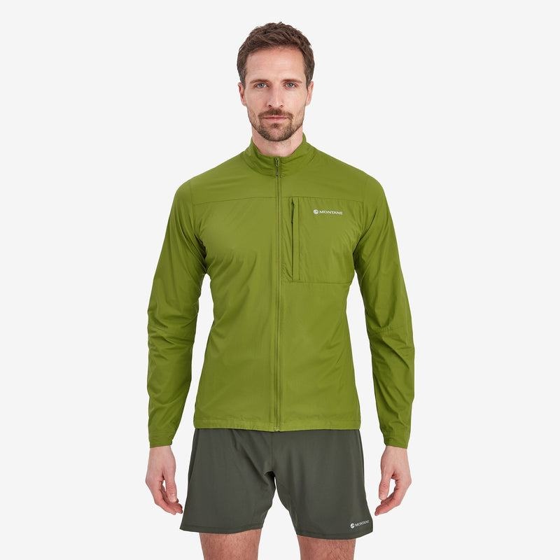 Green Men's Montane Featherlite Windproof Jackets | ZLM8210RD