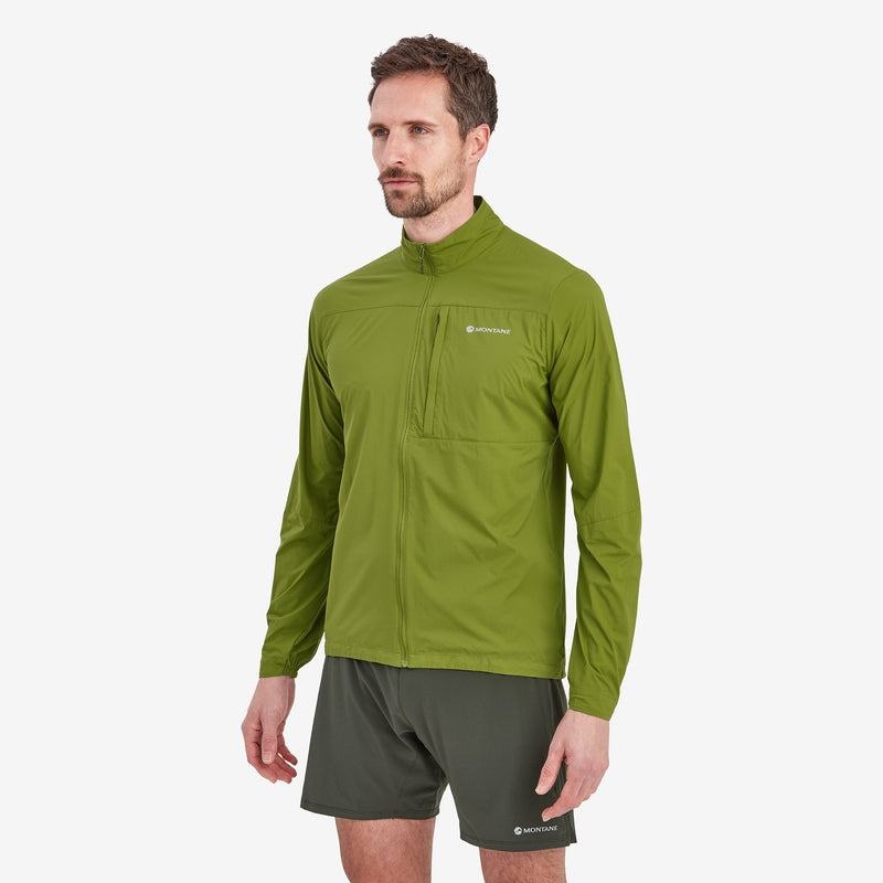 Green Men's Montane Featherlite Windproof Jackets | ZLM8210RD