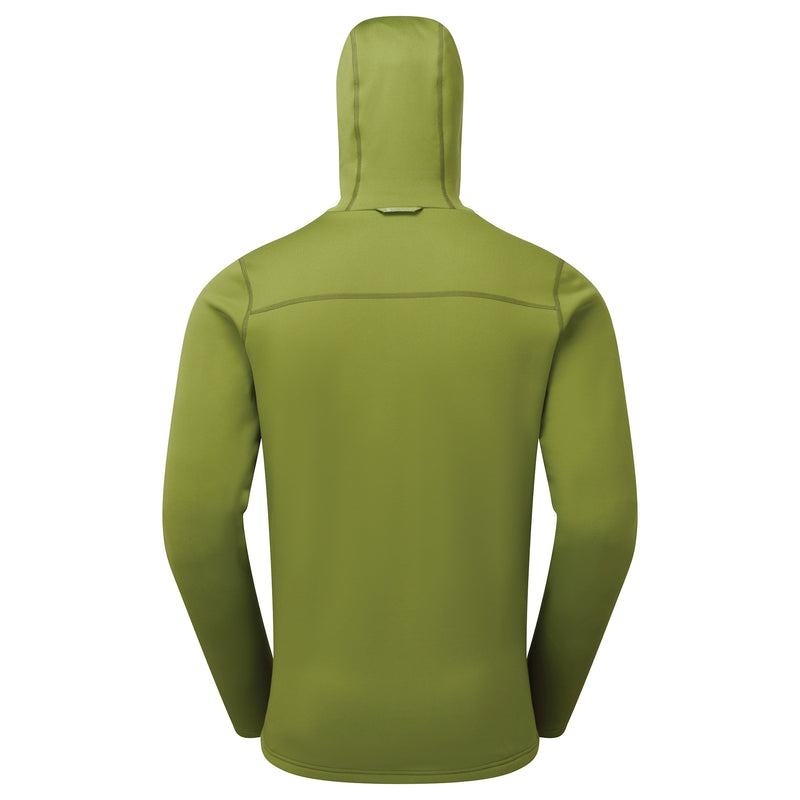 Green Men's Montane Fury Hooded Fleece Jackets | TKP5168ER