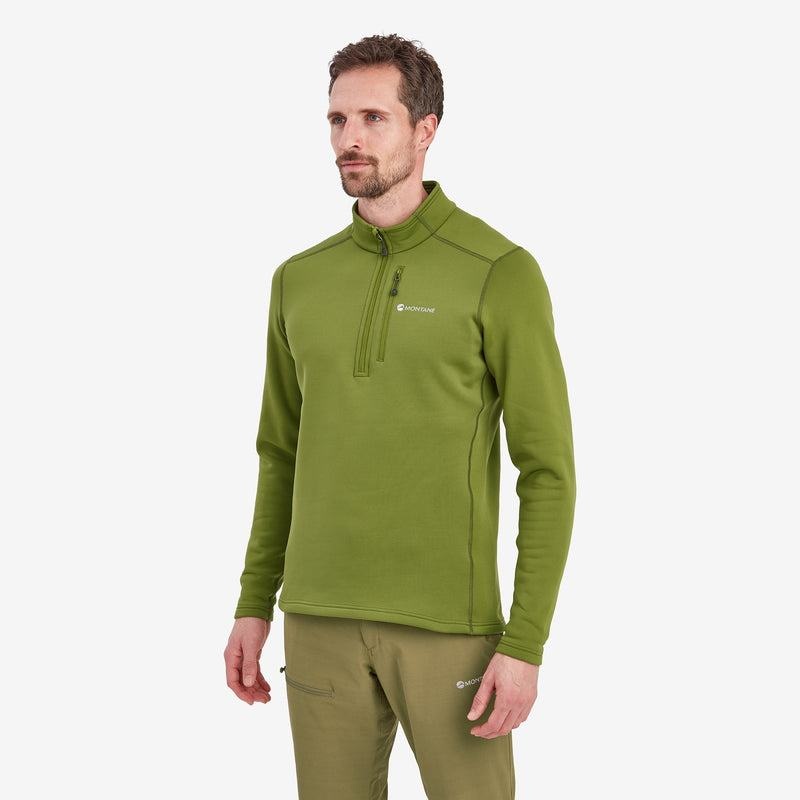 Green Men's Montane Fury Zip Pull-On Fleece | RQD5150II