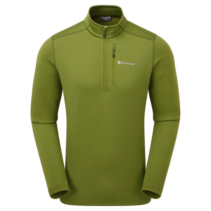 Green Men\'s Montane Fury Zip Pull-On Fleece | RQD5150II