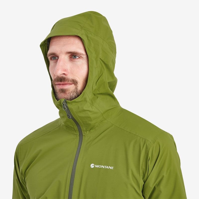 Green Men's Montane Minimus Lite Waterproof Jackets | KJU7255KG