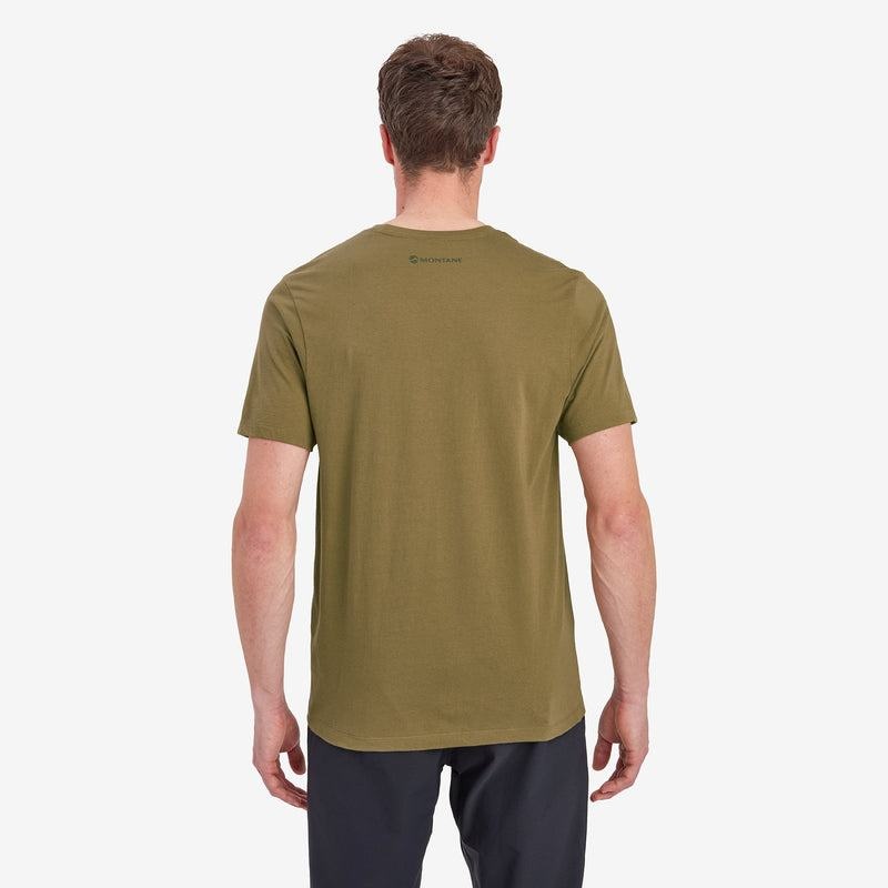 Green Men's Montane Mono Logo T Shirts | ANJ6253VS