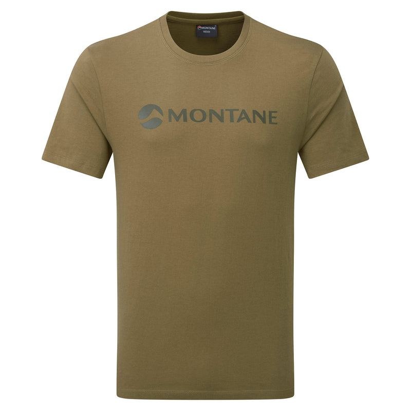 Green Men\'s Montane Mono Logo T Shirts | ANJ6253VS