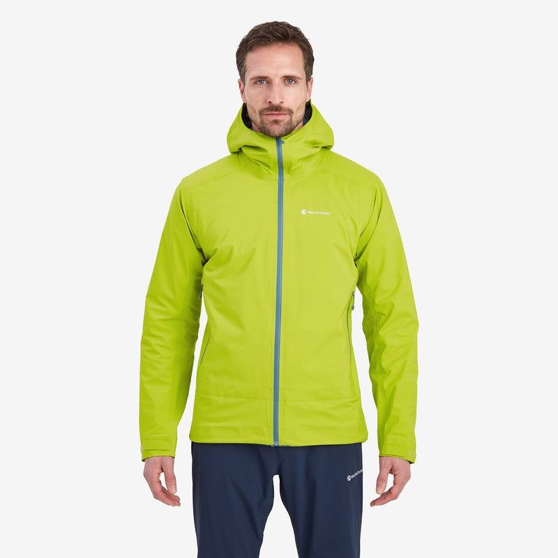 Green Men's Montane Phase Lite Waterproof Jackets | MQE5637OZ